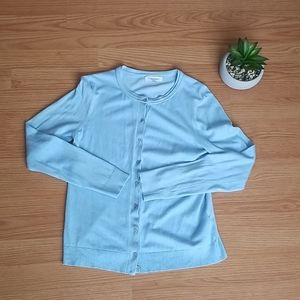 Calvin Klein baby blue cardigan Size Small